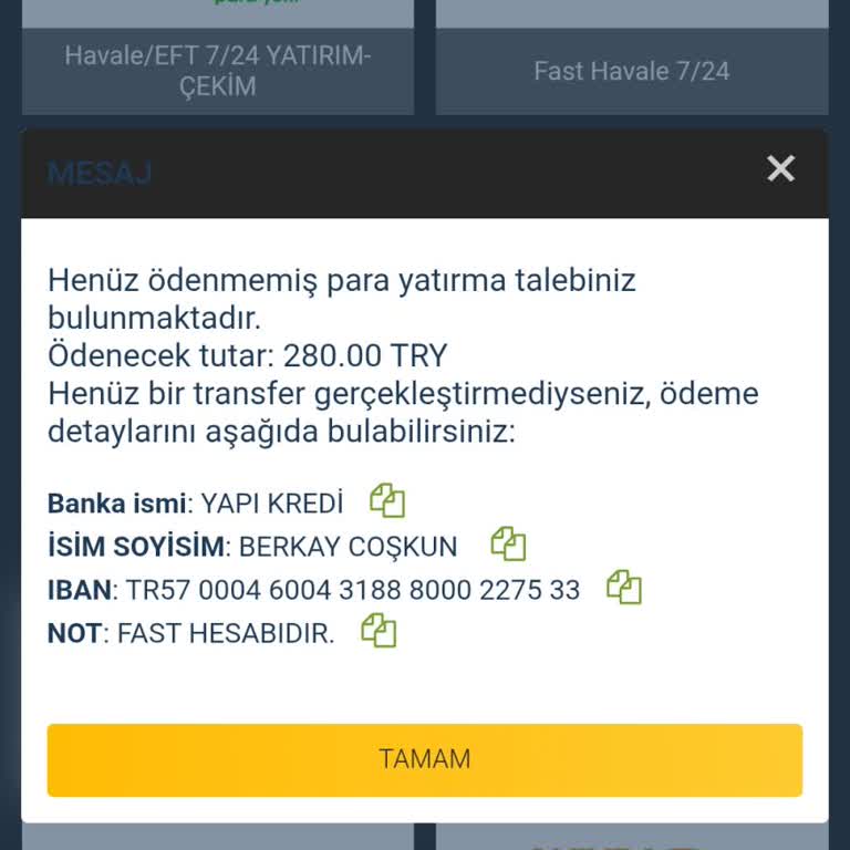 Oyun Hesabına Yatırılan Paranın Geçmemesi Ve İletişim Sorunları