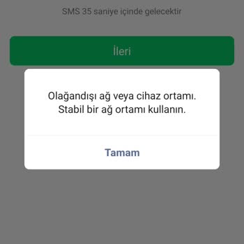 Chat Uygulamasına Erişim Sorunu Ve SMS Kodları Hatası