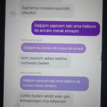İade Hakkımızı İhlal Eden Parla Stores