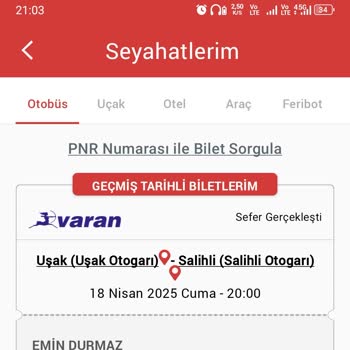 Varan Turizm Ve Obilet Uygulaması İle Hayal Kırıklığı: Zaman Ve Para Kaybı