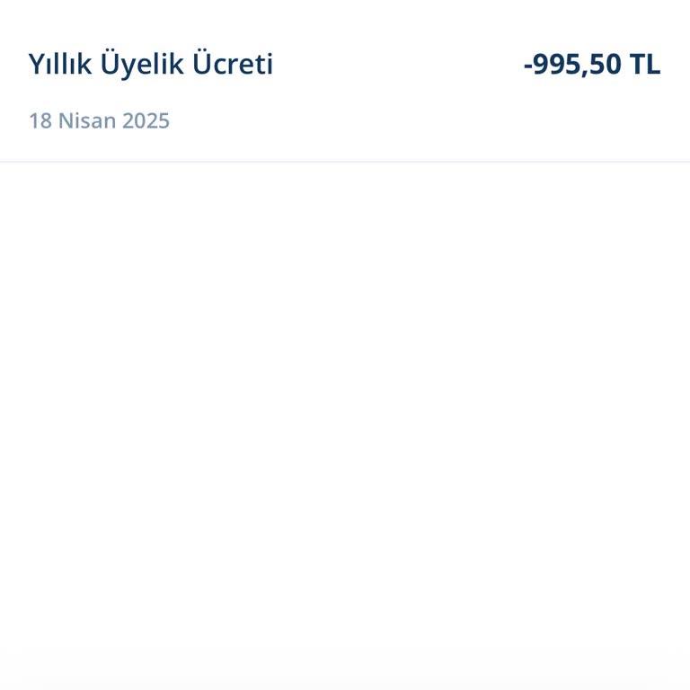 Denizbank'tan Kesilen 995,50 TL Üyelik Ücreti Şoku