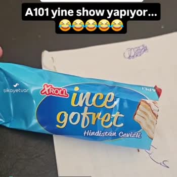 A101'den Aldığım Xroll Marka Gofret Kabusu