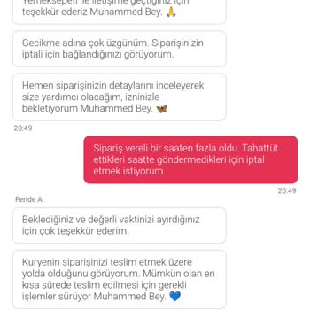 Ödemesiz Yemek İptali Ve Gecikme Mağduriyeti