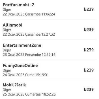 Bilinmeyen Mobil Ödeme Çekimleri Ve Yetersiz Destek