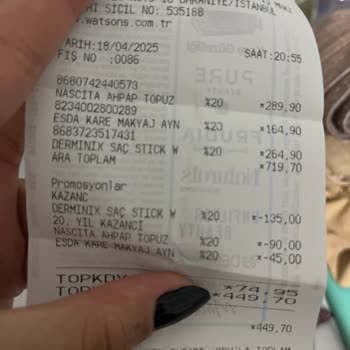 Watsons Mağazasından Aldığım Ürünün Hijyen Sorunu