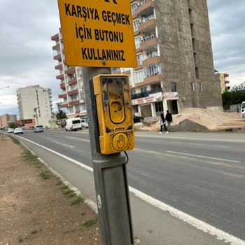 Kızıltepe'de Yaya Butonları Tehlike Saçıyor