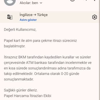 ATM'de Kaybolan Para Ve Uzayan Çözüm Süreci