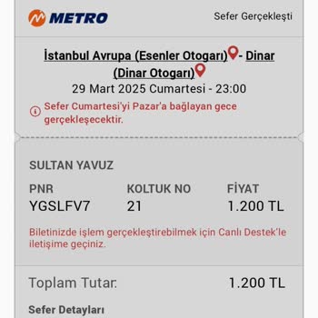Çifte Bilet Çilesi: Metro Turizm Mağduriyeti