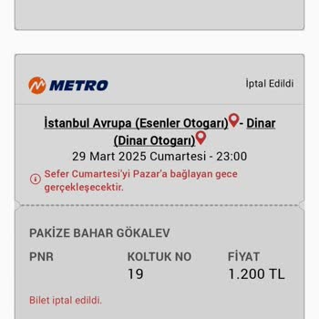 Çifte Bilet Çilesi: Metro Turizm Mağduriyeti