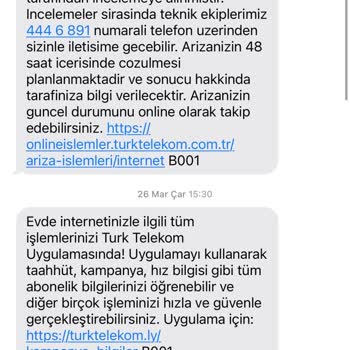 Uzun Süreli İnternet Arızası Ve Ücretlendirme Sorunu