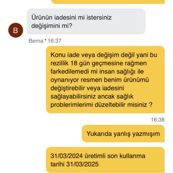 Migros'ta Son Kullanma Tarihi Geçmiş Ürün Ve Yetersiz Müşteri Hizmeti