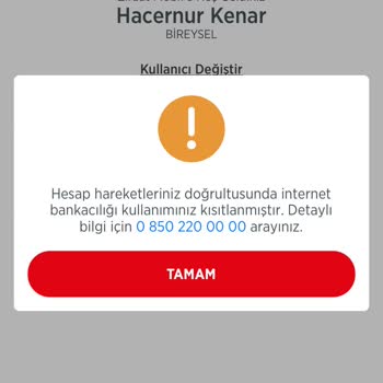 Ziraat Hesap Giriş Sorunu Ve Kısıtlama