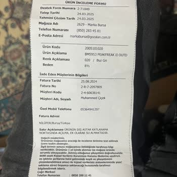 Columbia Ayakkabılarında Yıpranma Ve Su Geçirme Sorunu