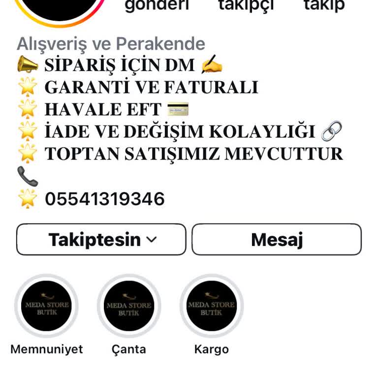 Meda Store Butik Üründen ve Paradan Haber Yok