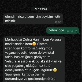 Sipariş İptaline Rağmen Gönderilen Ürün Ve İletişim Sorunları