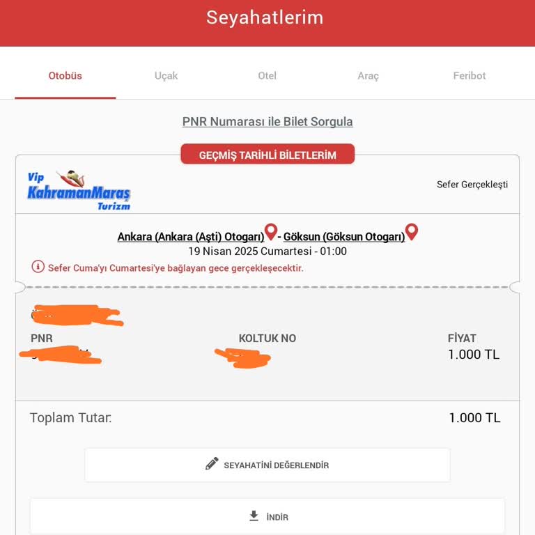 Geciken Otobüs Ve Sorumsuz Hizmet