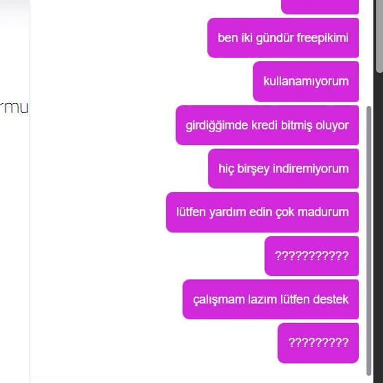 Freepik Kredi Aktarımında Yaşanan Sorun Ve Mağduriyet