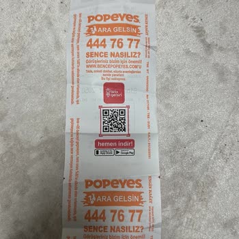 Ankara'da Popeyes'tan Yediğim Yemek Sonrası Zehirlenme