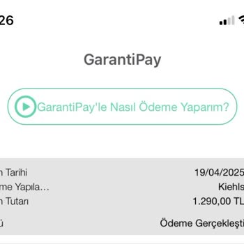 Kiehls Siparişim Onaylanmadı, Para Hesabımdan Düştü!