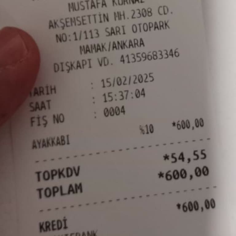 Ayakkabı Tabanı Kısa Sürede Parçalandı