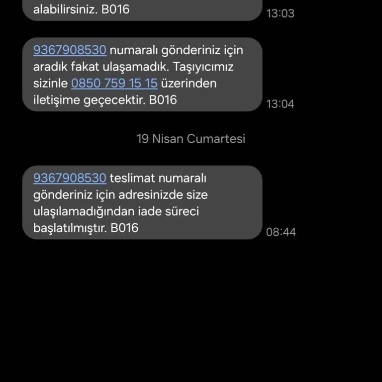 Trendyol Kargo Ve Müşteri Hizmetleri Hayal Kırıklığı