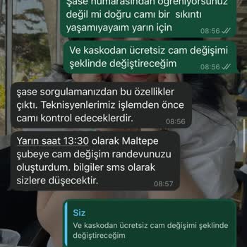 Carglass Randevu Hatası Ve Mağduriyet