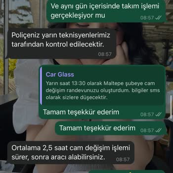Carglass Randevu Hatası Ve Mağduriyet