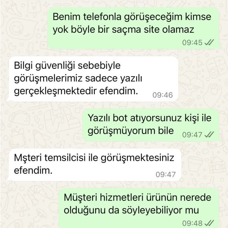 Siparişim Bir Aydır Teslim Edilmedi