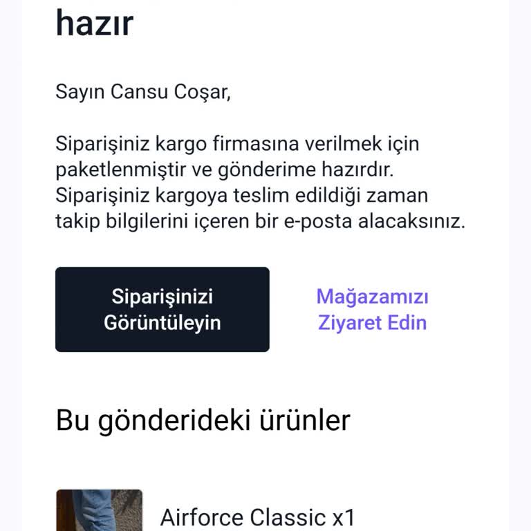 Sipariş Verildi Ama Kargolanmadı: İletişim Sorunu