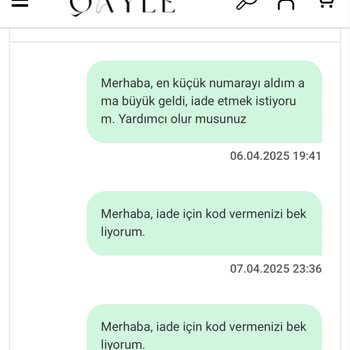 Yanıltıcı Beden Ve İade Sorunu