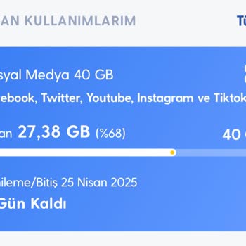 Mega 85+ Paketinde Sosyal Medya İnternet Kullanım Sorunu