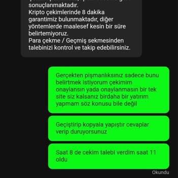 Güvenilirlikten Uzak Hizmet Ve İlgisiz Destek