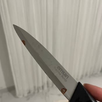 Emsan Mutfak Paslanmaz Çelik Bıçak Seti Paslandı Ve Değişim Yapılmadı