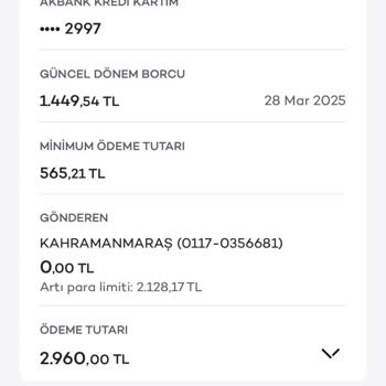 Akbank'ın Yanlış Kredi Kartı İşlemleri Ve Çözülmeyen Sorunlar