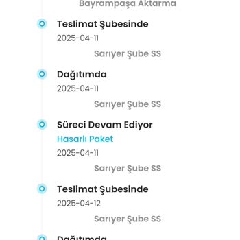 Kargoist Şubesi Teslimat Sorunları