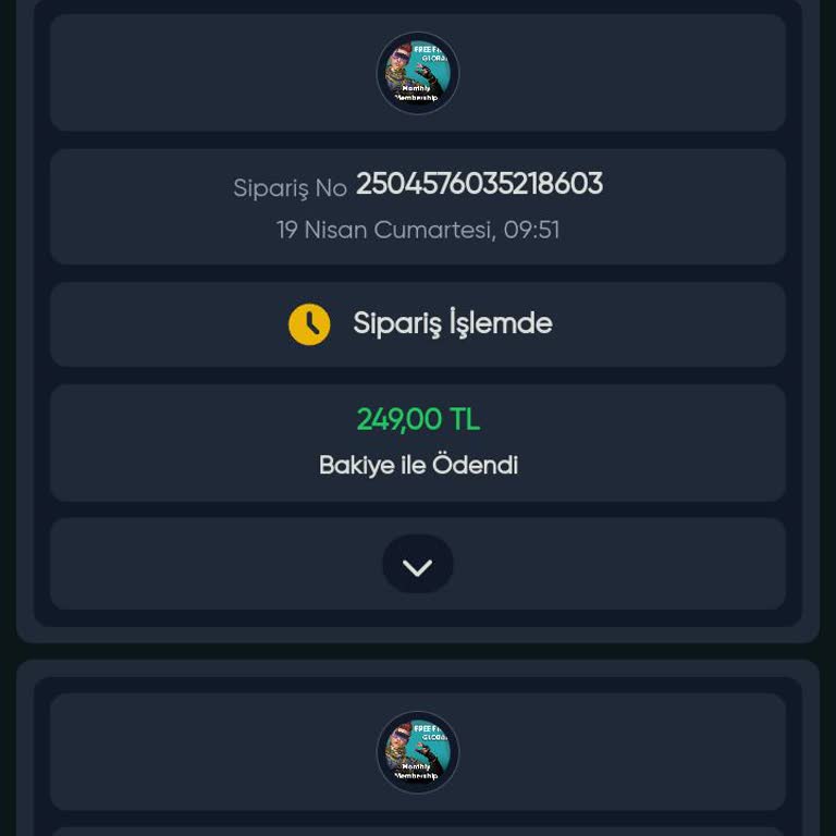 Üyelik Teslimatında Yaşanan Sorun