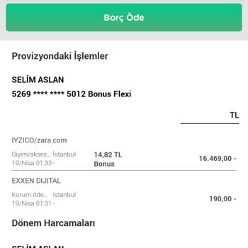 İzinsiz Kredi Kartı Kullanımı Ve Paramın İadesi Talebi