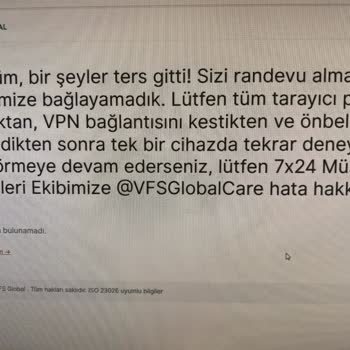 VFS Global Fransa Randevu Sistemi Çilesi: Hesap Açmak Bile İmkansız!