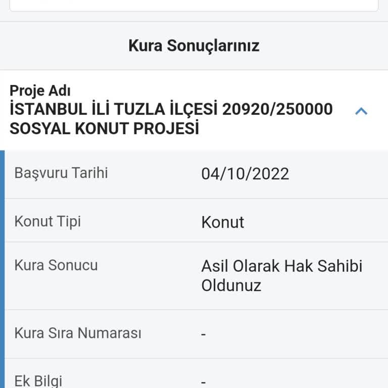 Sosyal Konut Projesinde Geciken Geri Dönüş