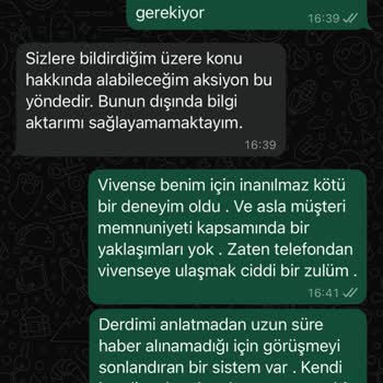 Vivense'nin Garanti Kapsamında Yanıltıcı Hizmeti