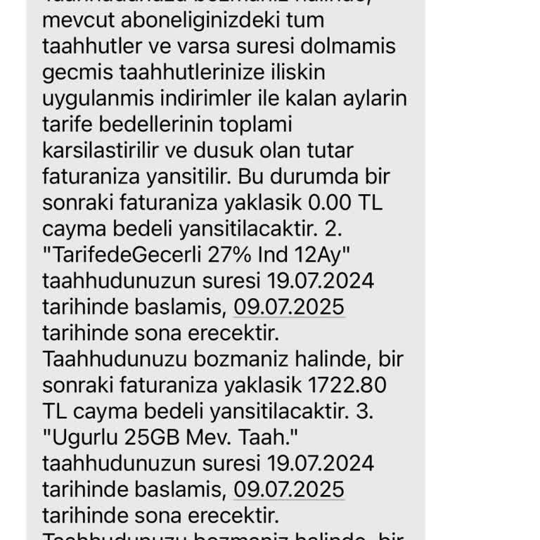 Türk Telekom'dan Beklenmedik Fatura Artışı Ve Yüksek Cayma Bedeli