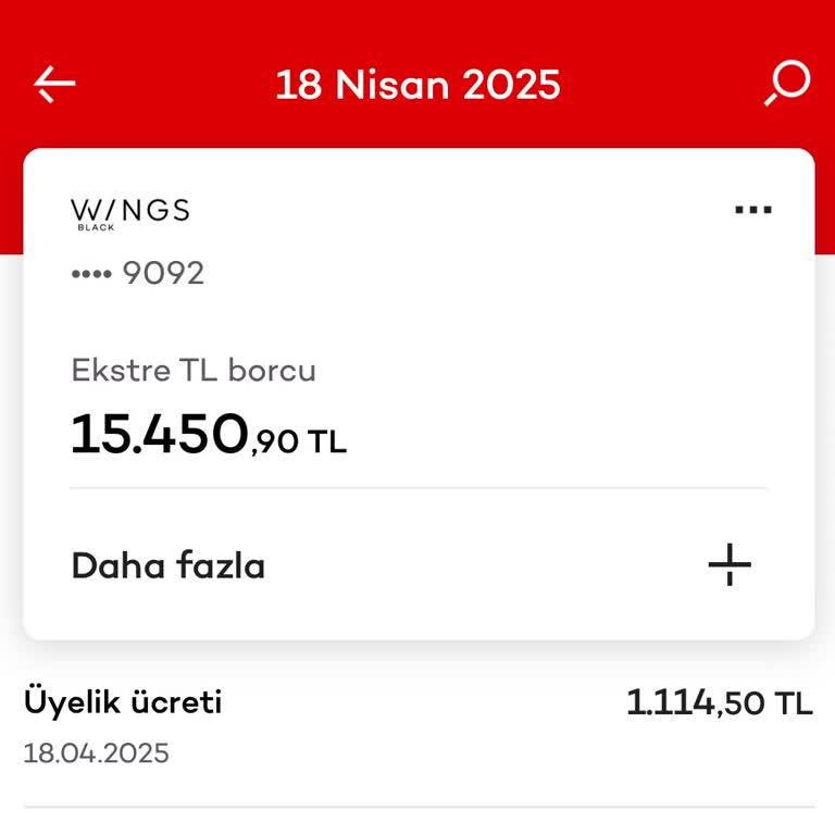 Akbank Wings Black Kart Üyelik Ücretinin İadesi Talebi