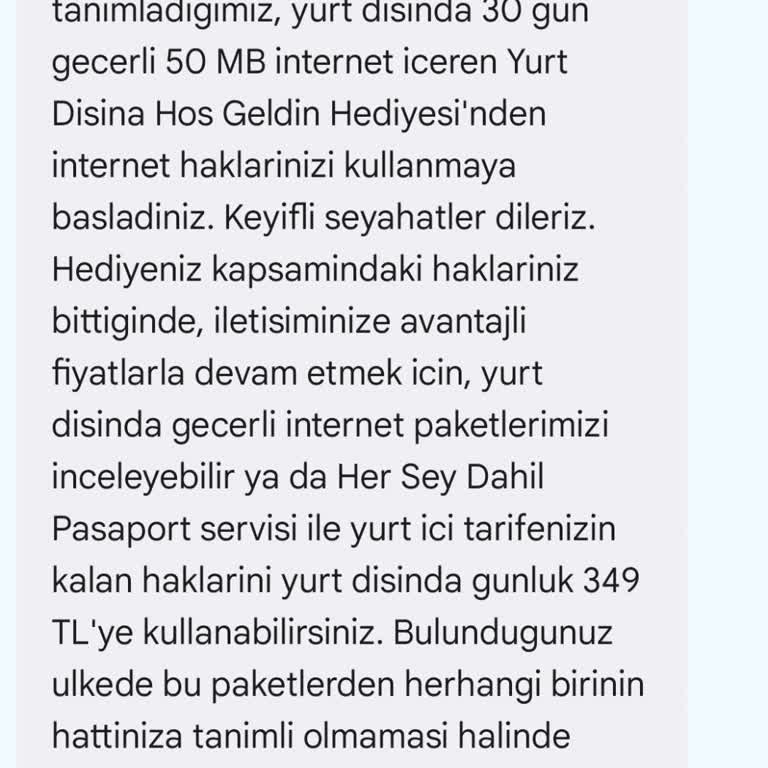 İzinsiz Yurt Dışı Paket Tanımlaması Ve Yüksek Fatura Şikayeti