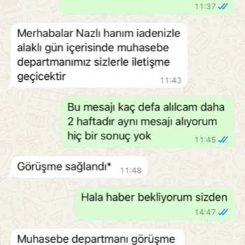 İletişim Sorunları Ve İade Sürecindeki Aksaklıklar