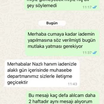 İletişim Sorunları Ve İade Sürecindeki Aksaklıklar
