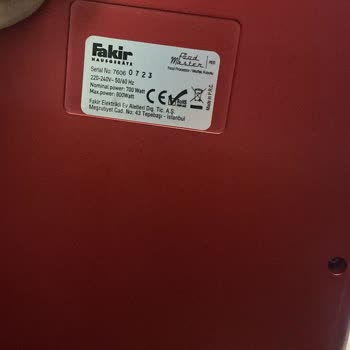 Fakir Hamur Makinesi Yedek Parça Sorunu