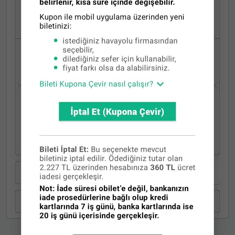 Pegasus Ve Obilet'in Haksız İade Kesintisi