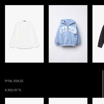 Zara Uygulamasında Sürekli İptal Edilen Siparişler