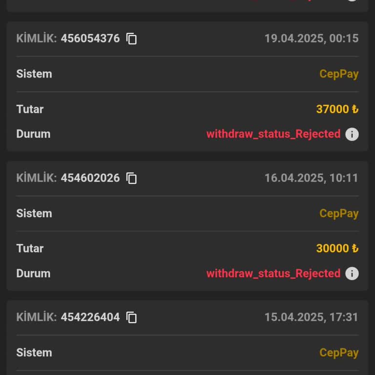 Para Çekme Sorunu Ve Destek Hattı Çıkmazı