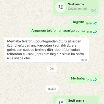 Karavanmalzemecim.com'dan Sipariş Sonrası Hayal Kırıklığı